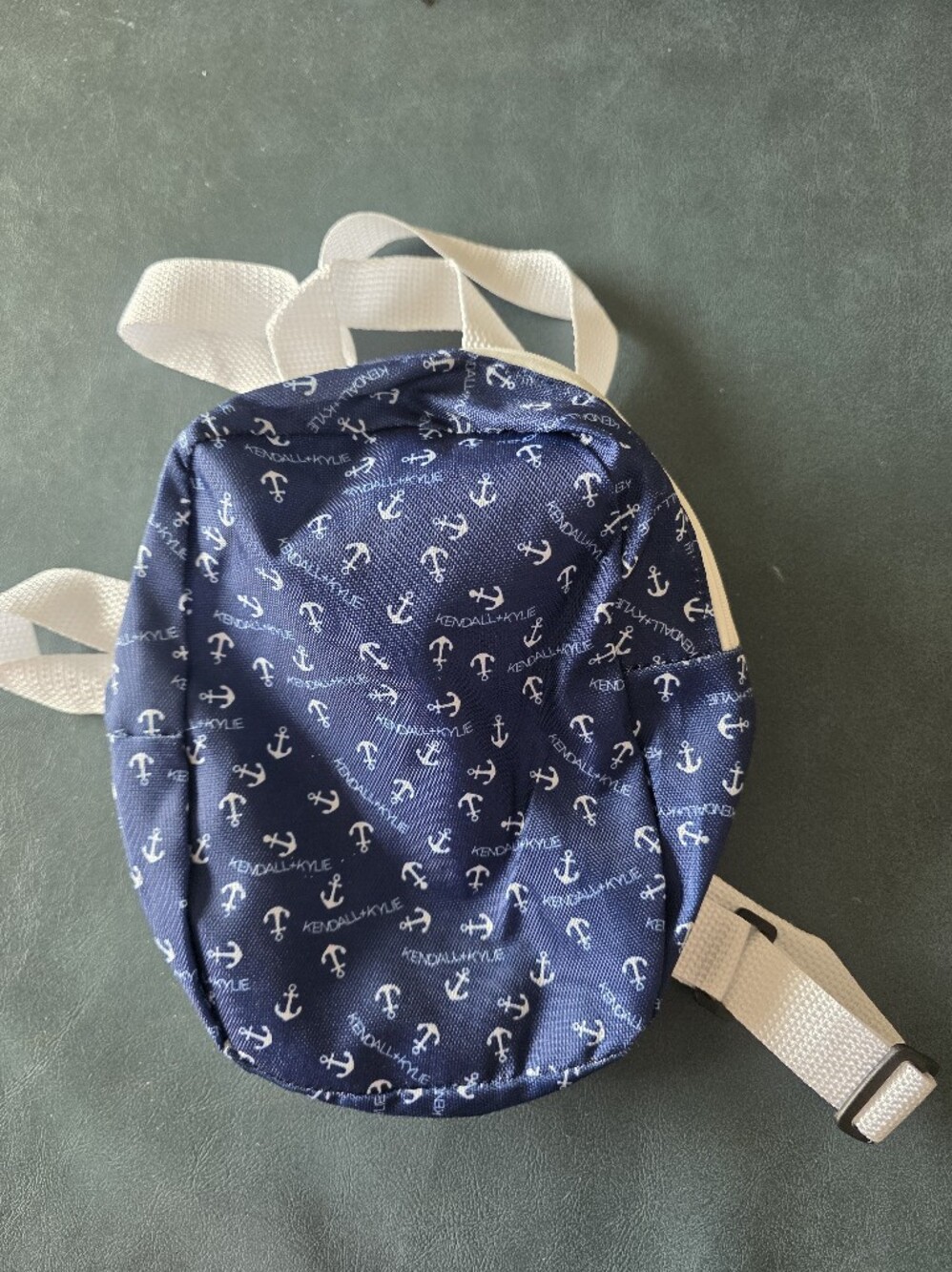 Kendall & Kylie Navy and White Anchor Backpack